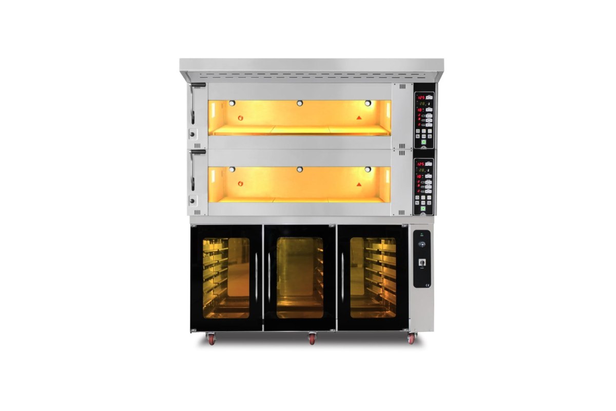 Modułowy piec piekarniczy Resto Quality MD/1400/2 - widok z przodu